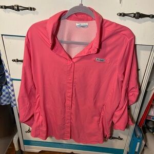 Columbia Women's Coral Button-Down Shirt